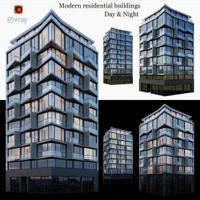 现代办公楼 建筑 配楼